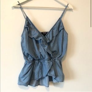 Express Denim Blouse